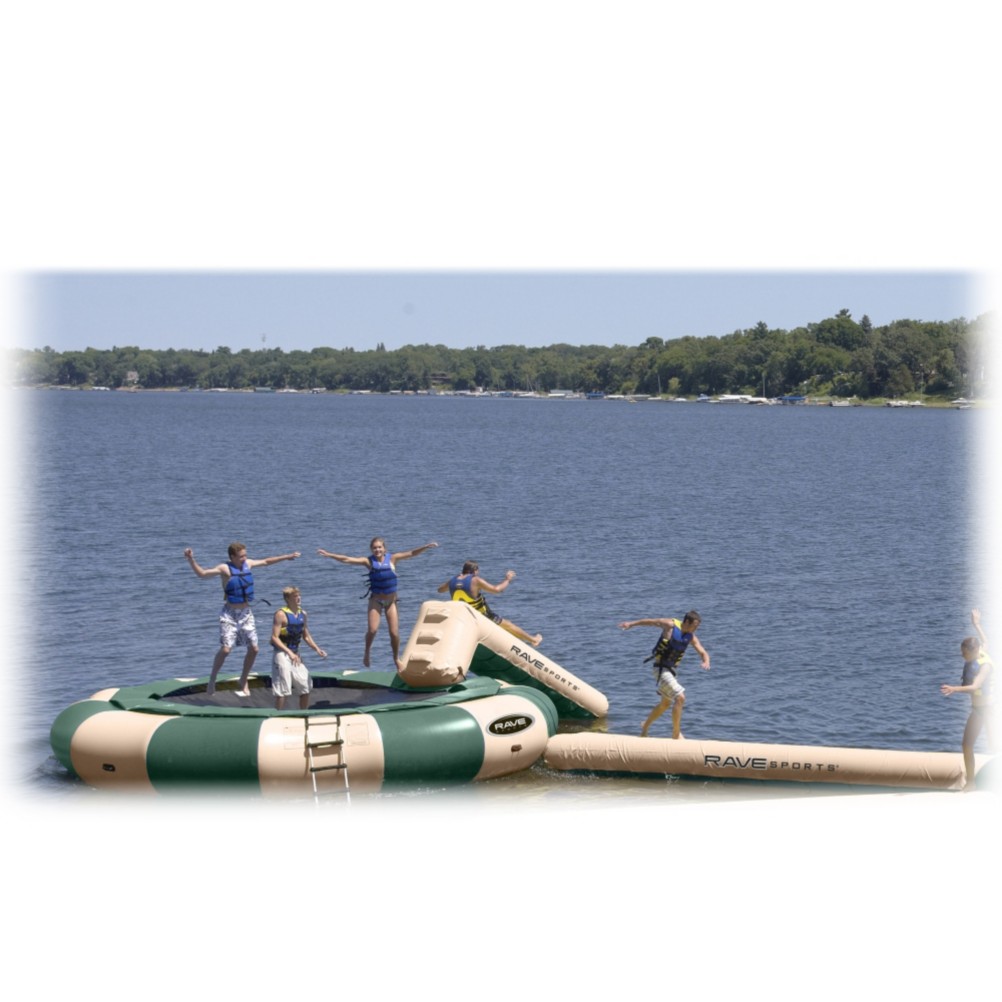 Rave Bongo 10 Foot Northwoods Edition Bounce Platform Water Park