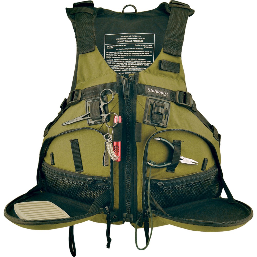 Stohlquist Fisherman Fishing Kayak Life Jacket 2017