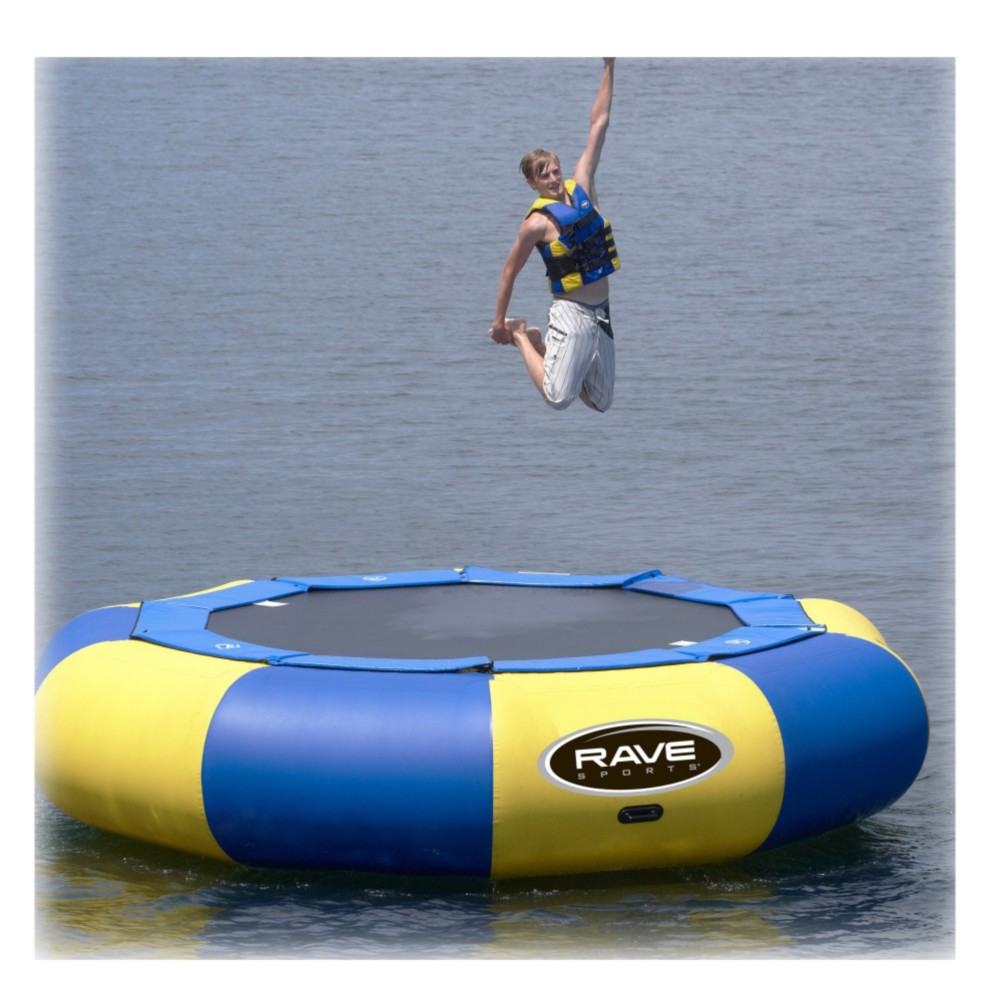 Rave Aqua Jump Eclipse 150 15 Foot Water Trampoline