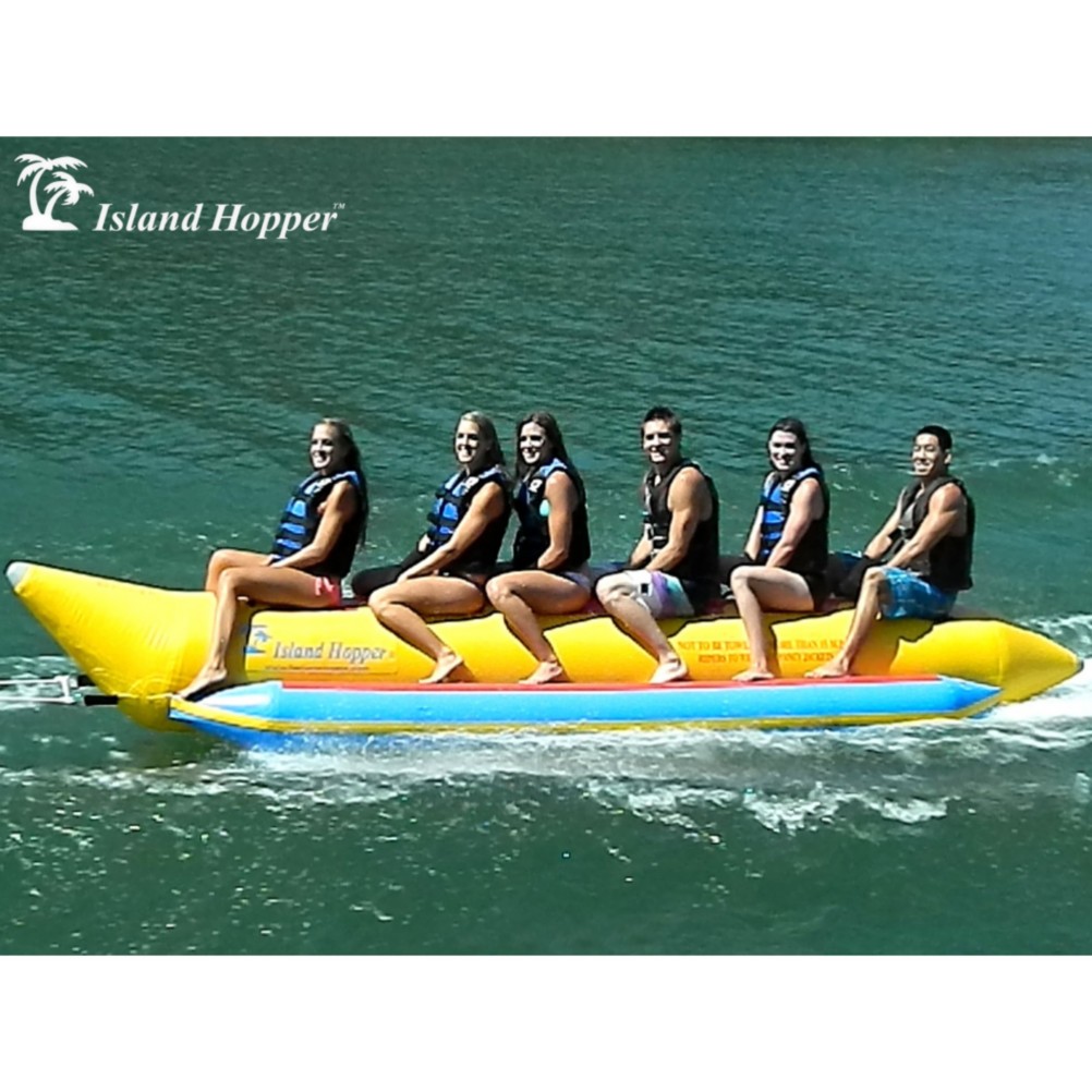 Island Hopper Commercial Banana Boat 6 Passenger Towable Tube
