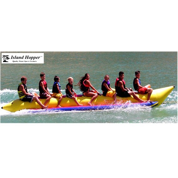 Island Hopper Commercial Banana Boat 8 Passenger Towable Tube