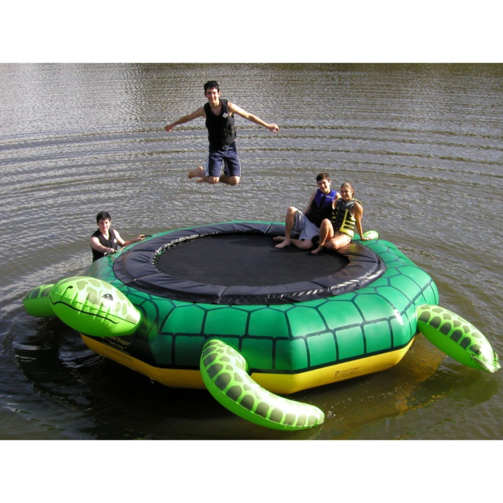 Island Hopper Turtle Jump 15 Foot Water Trampoline