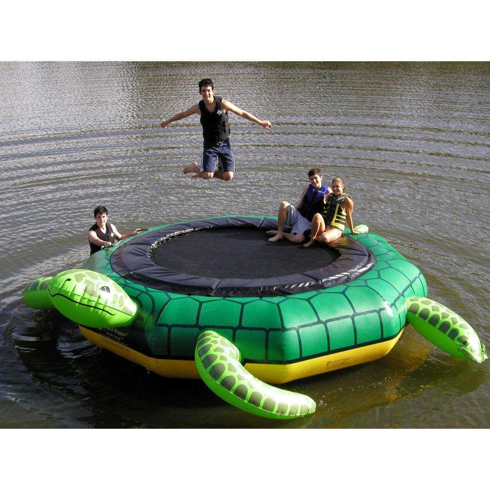 Island Hopper Turtle Jump 15 Foot Water Trampoline