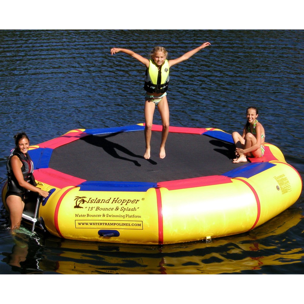 Island Hopper Bounce and Splash 13 Foot Bounce Platform