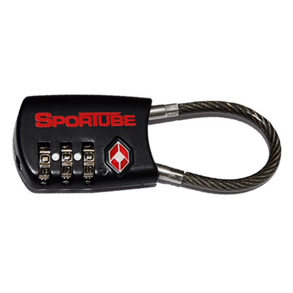 Sportube Combination Cable TSA Lock Adult 2018
