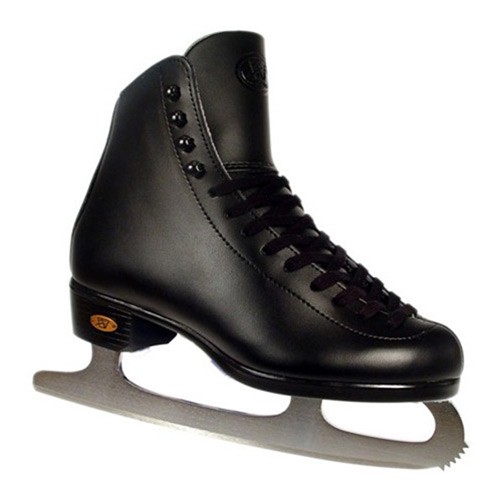 Riedell Black 15J Kids Figure Ice Skates