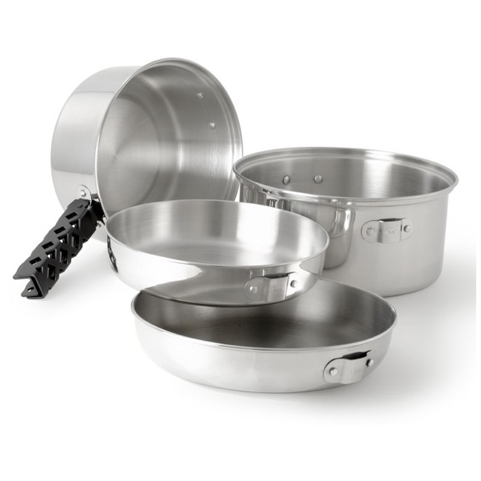GSI Outdoors Glacier Stainless Cookset