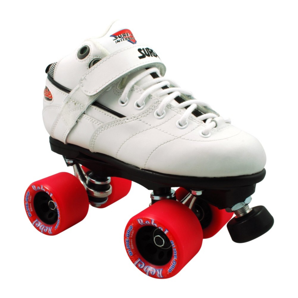 Sure Grip International Rebel White Speed Roller Skates 2017