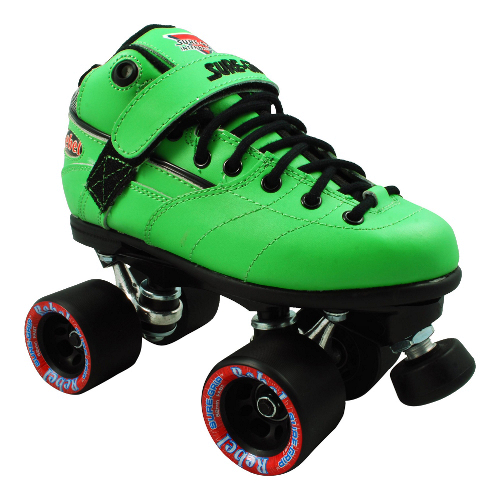 Sure Grip International Rebel Green Boys Speed Roller Skates