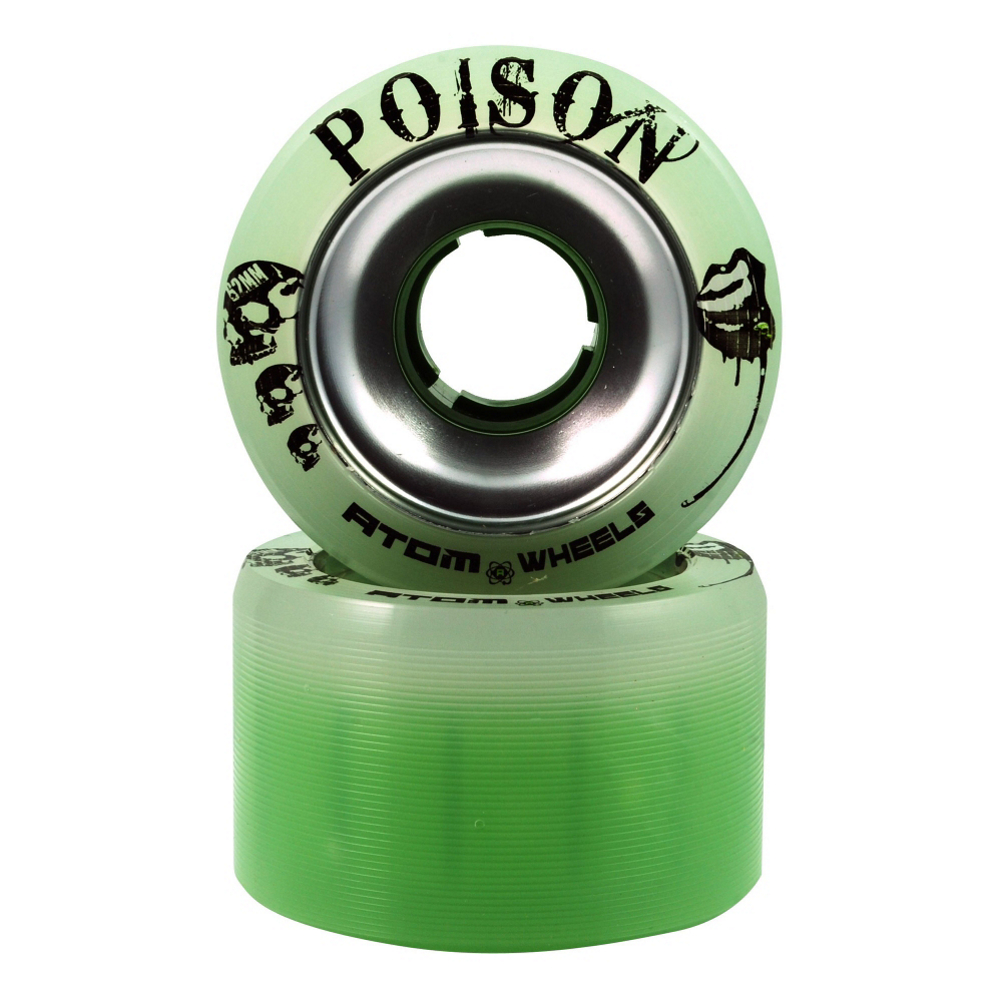Atom Poison Alloy 8 Pack Roller Skate Wheels
