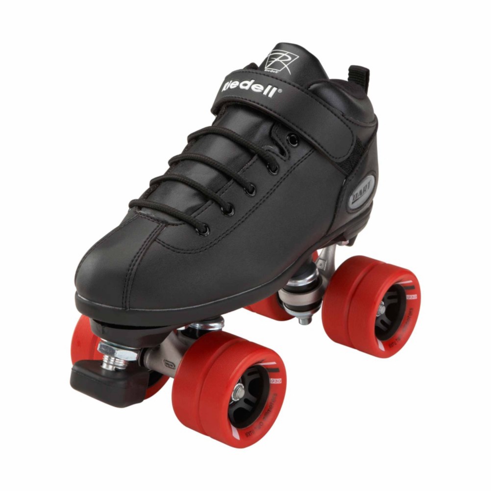 Riedell Dart Black Speed Roller Skates
