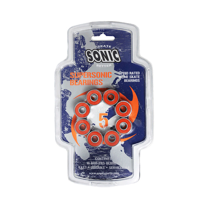 Sonic Supersonic ABEC5 Skate Bearings