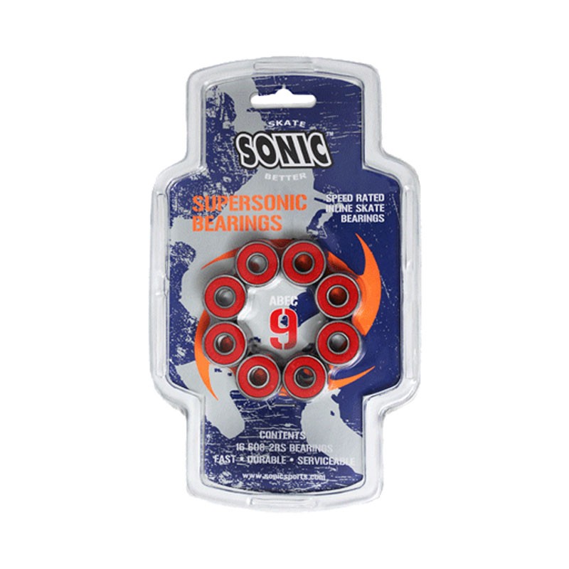 UPC 756395100091 product image for Sonic Supersonic ABEC9 Skate Bearings | upcitemdb.com