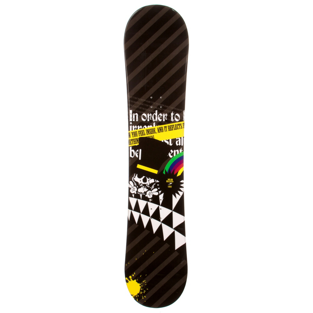 SLQ Black Rainbow Rocker Boys Snowboard