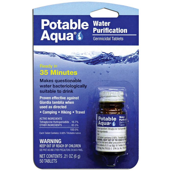 Portable Aqua Emergency Water Tablets