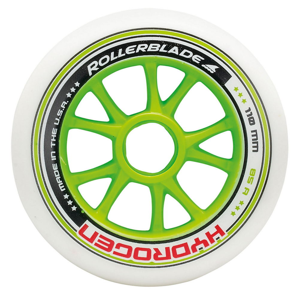 Rollerblade Hydrogen 110mm 85A Inline Skate Wheels 8 Pack 2017