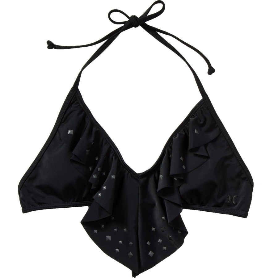 Hurley Stagger Ruffle Bra Bathing Suit Top