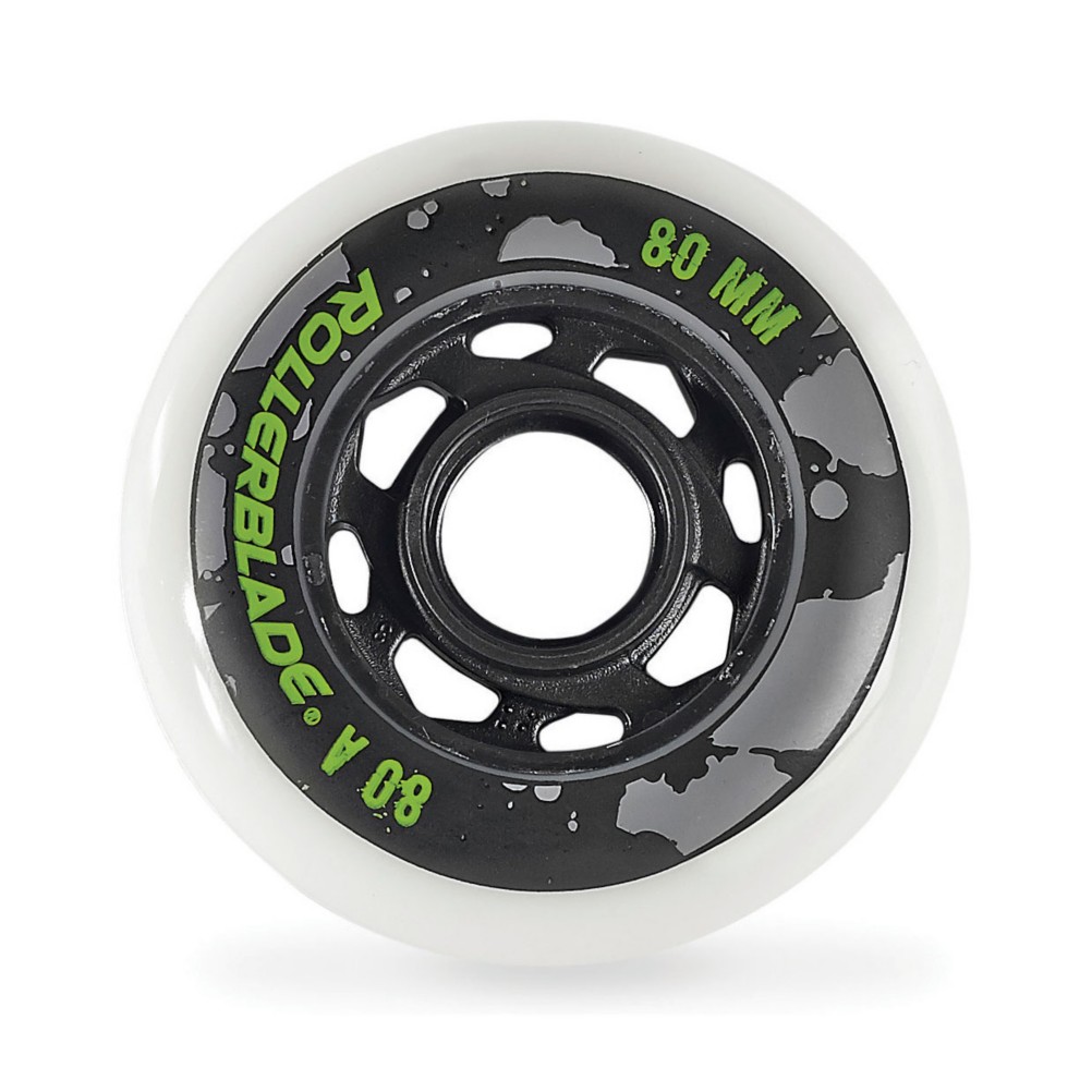 Rollerblade 80mm 80A Urban Inline Skate Wheels 8pack 2017