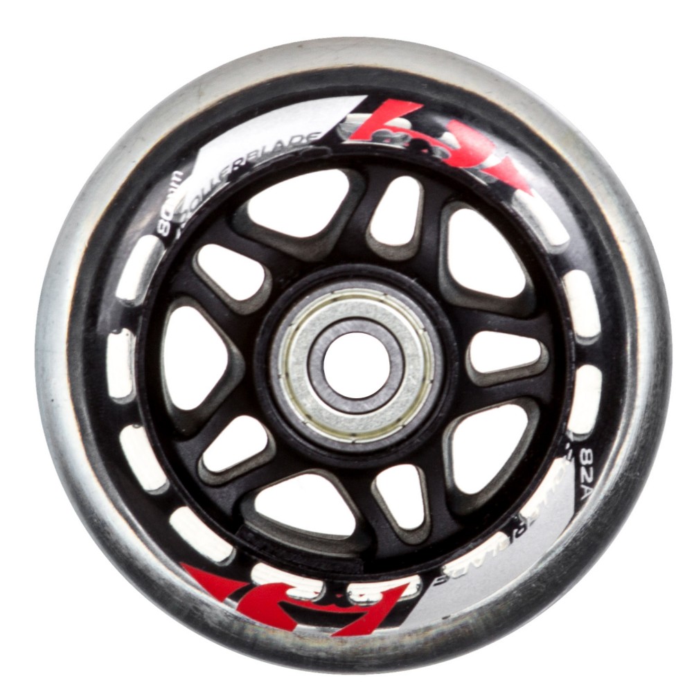 Rollerblade 80mm 82A Inline Skate Wheels with SG7 Bearings 8pack 2017