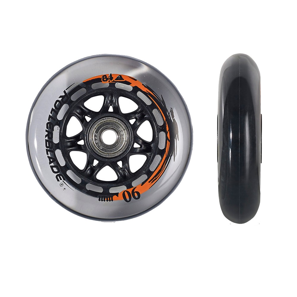 Rollerblade Performance 90mm 84A Inline Skate Wheels with SG9 Bearings 8pack 2017