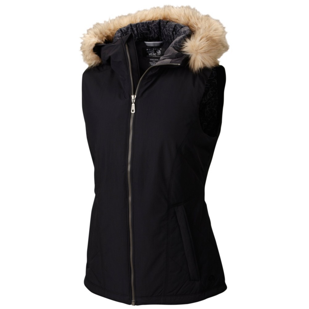 Mountain Hardwear Potrero Insulated Vest w/Faux Fur Womens Vest