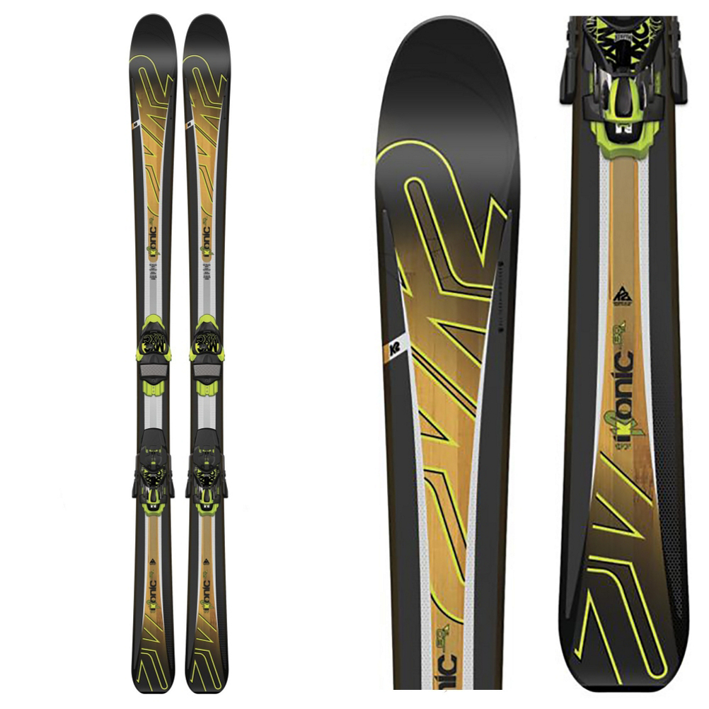 K2 iKonic 80Ti Skis with Marker MXC 12TC Bindings