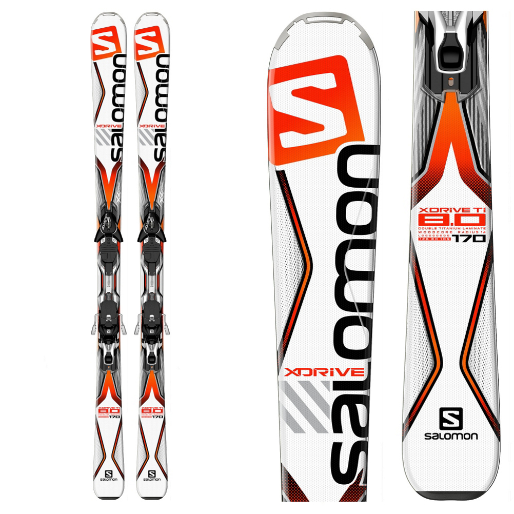 Salomon X Drive 8.0 Ti Skis with XT 12 Bindings