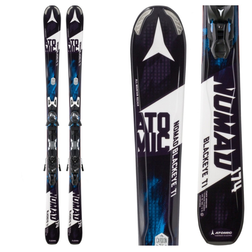 Atomic Nomad Blackeye Ti Skis with XTO 12 Bindings