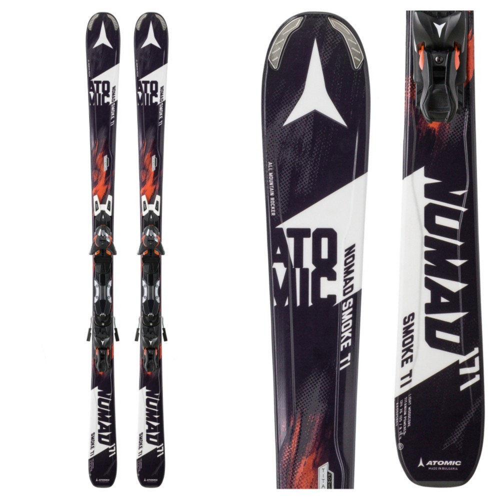 Atomic Nomad Smoke Ti Skis with XTO 12 Bindings