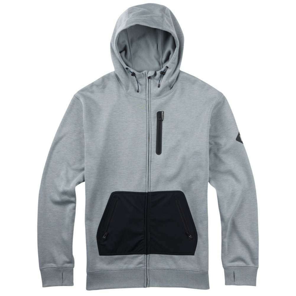 Burton Hemlock Bonded Full Zip Mens Hoodie