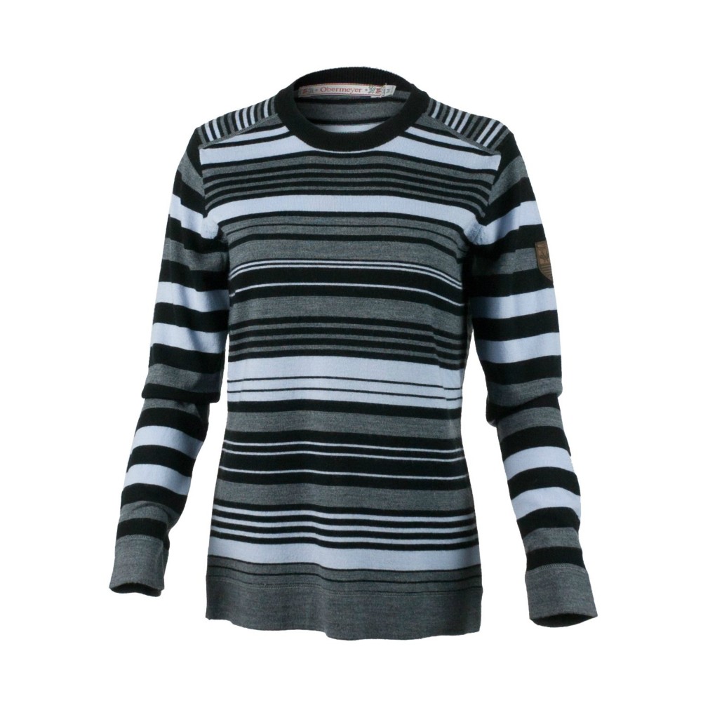 Obermeyer Fiona Stripe Knit Crew Womens Sweater