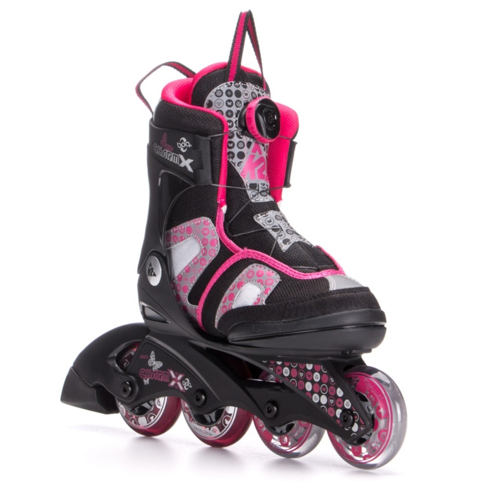 K2 Charm X Boa Adjustable Girls Inline Skates