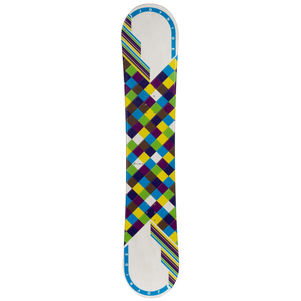 JoyRide Checkers White Blue Womens Snowboard