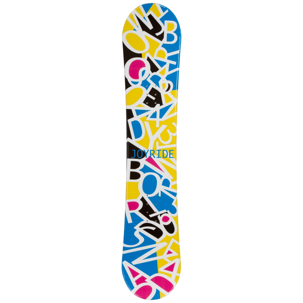JoyRide Letters White Girls Snowboard