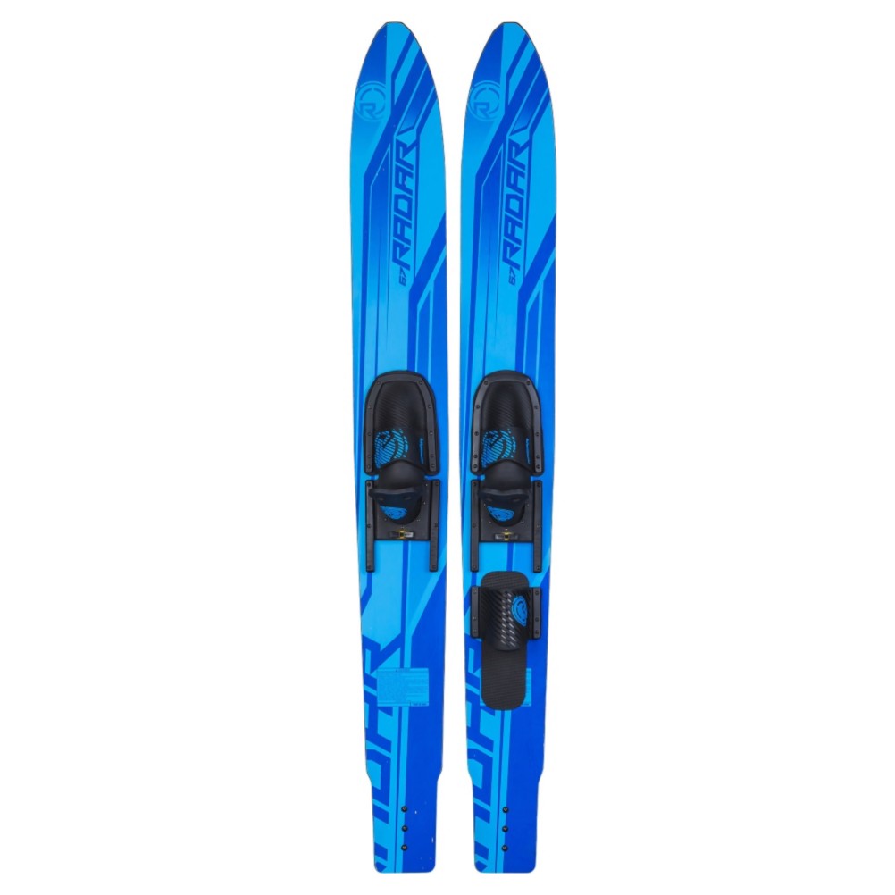 Radar Skis X Caliber Combo Water Skis With Adjustable Horseshoe Bindings
