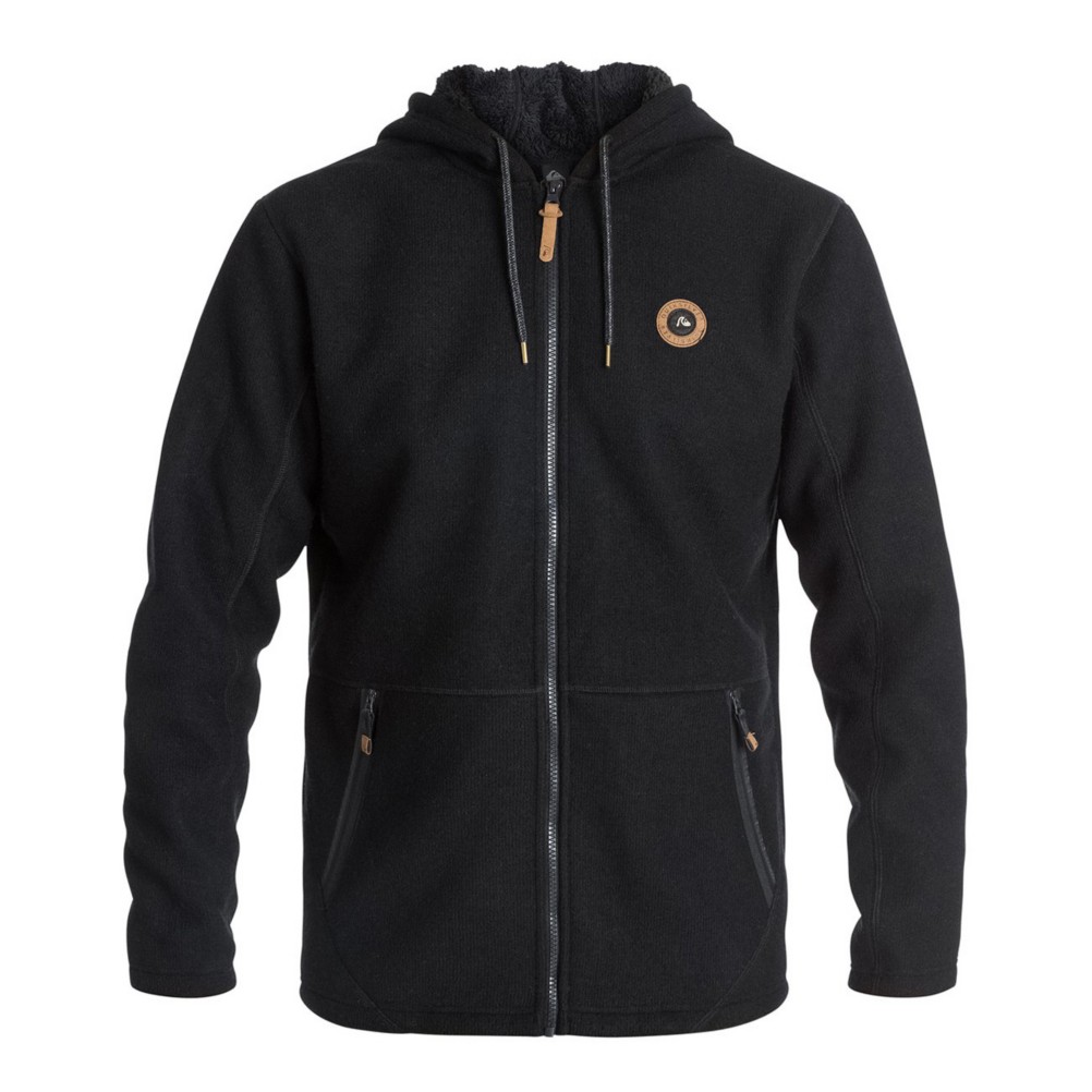 Quiksilver Into The Wild Zip Up Fleece Mens Hoodie