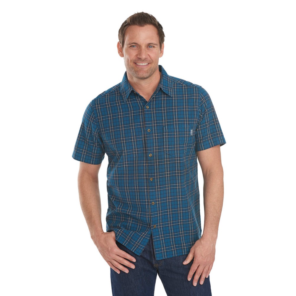 Woolrich Amblewood Madras Plaid Mens Shirt