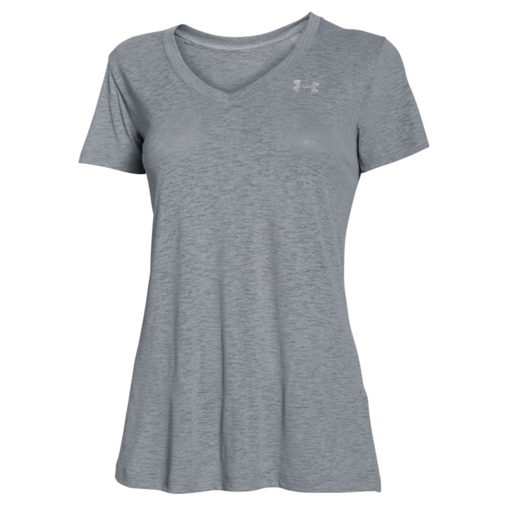 Under Armour Tech V Neck Slub Womens T Shirt