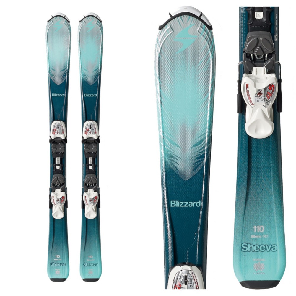 Blizzard Sheeva Jr Kids Skis with IQ 45 Bindings 2018