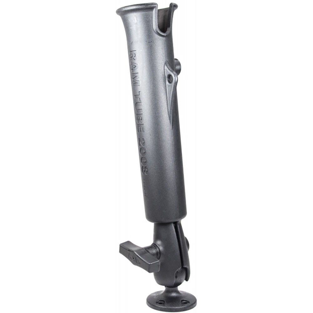 RAM Mounts Tube 2008 Fishing Rod Holder Round Base