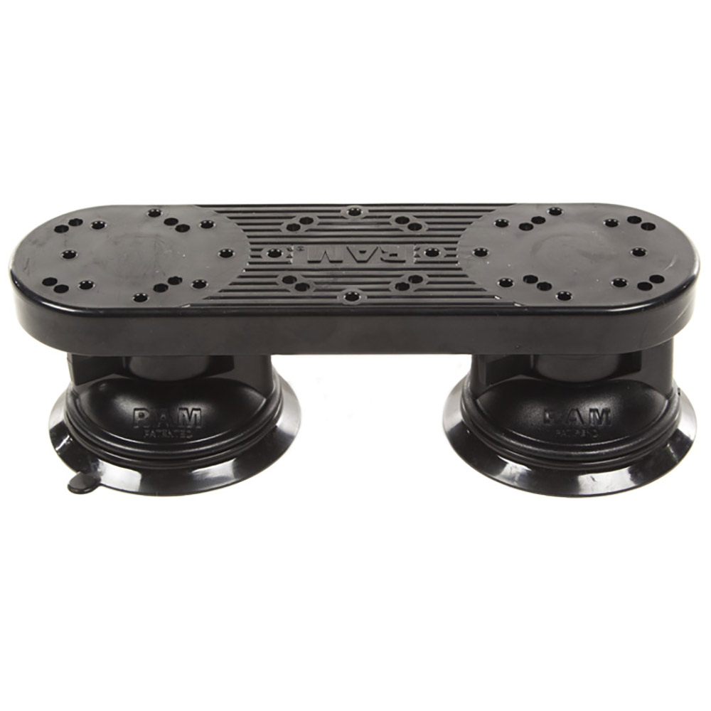 RAM Mounts Triple Base Adapter with Dual Suction Cups