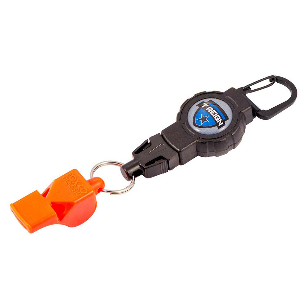 T Reign Retractable Gear Tether with Fox 40 Safety Whistle