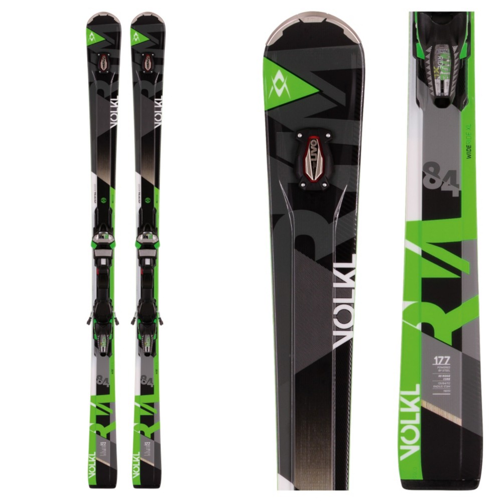 Volkl RTM 84 UVO Skis with Marker IPT Wideride 12.0 Bindings
