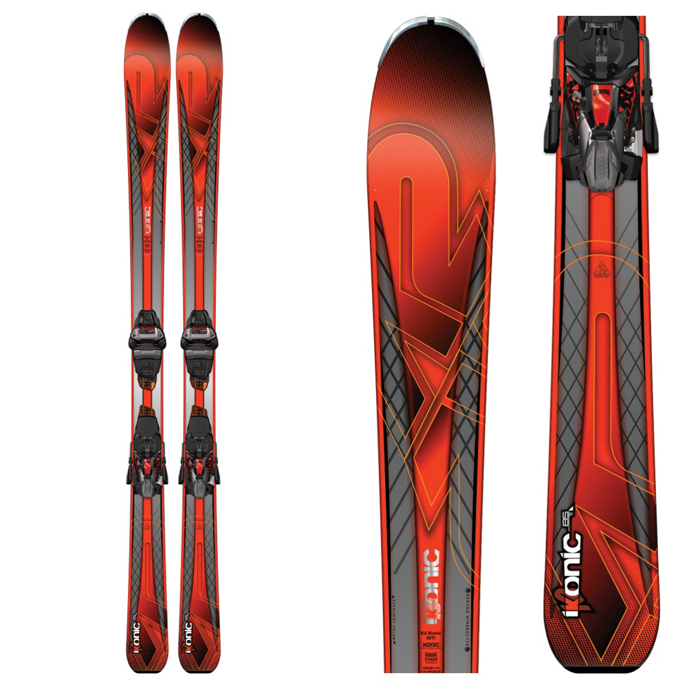 K2 iKonic 85Ti Skis with Marker MXC 12TCX Bindings