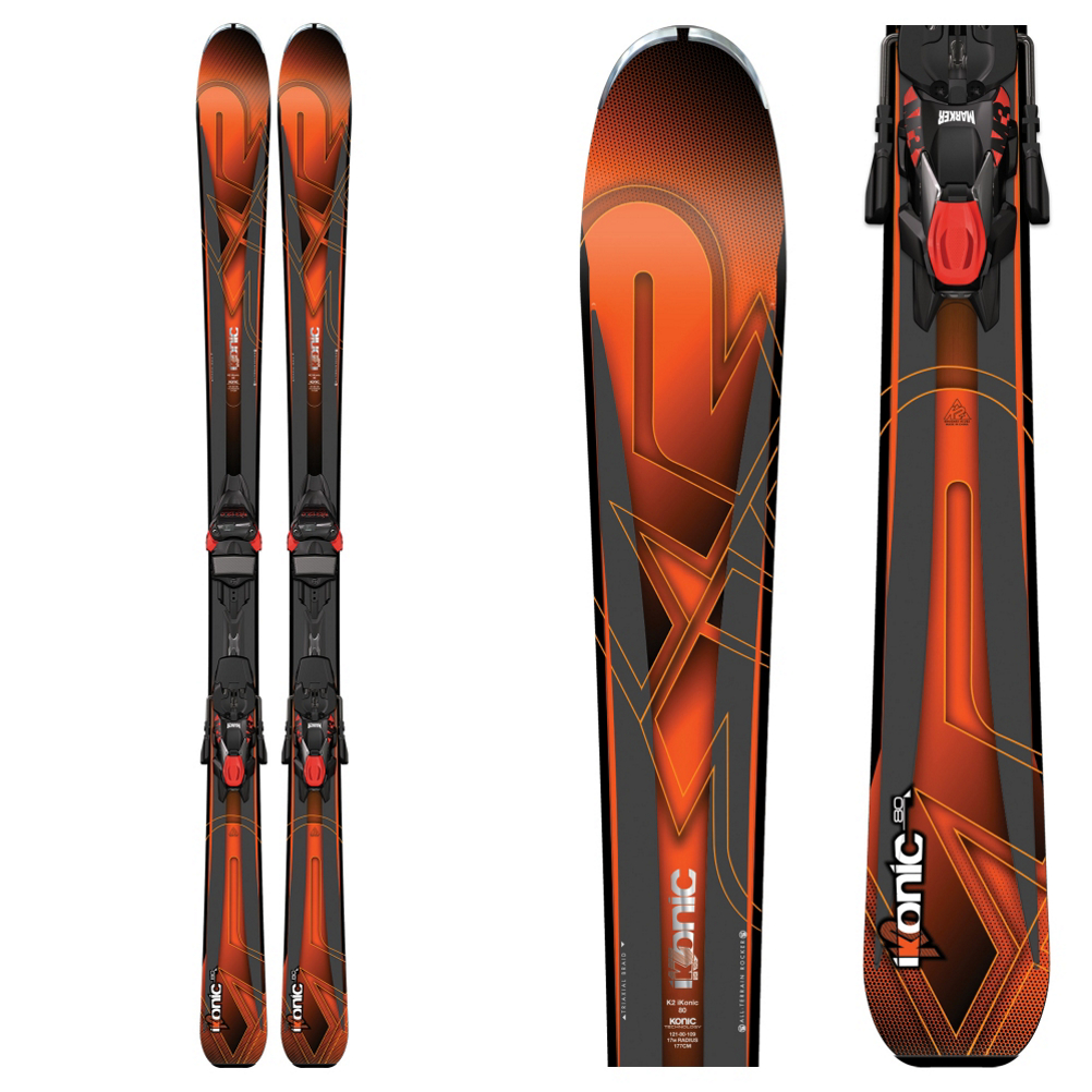 K2 iKonic 80 Skis with Marker M3 12TCX Bindings