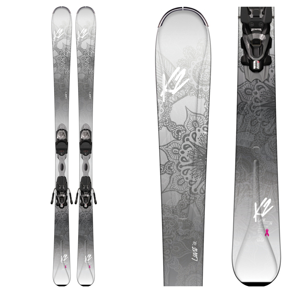 K2 LuvIt 76 Womens Skis with Marker ERP 10 Bindings