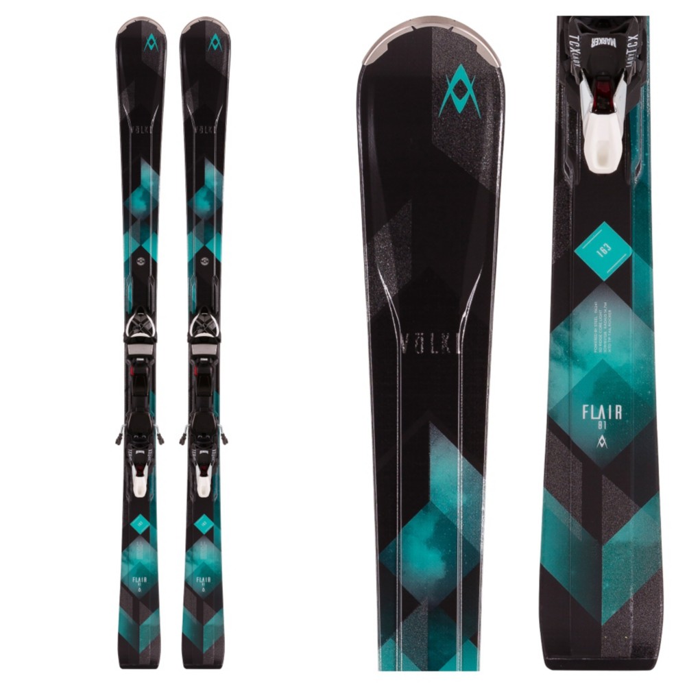 Volkl Flair 81 Womens Skis with IPT WideRide 11.0 Bindings