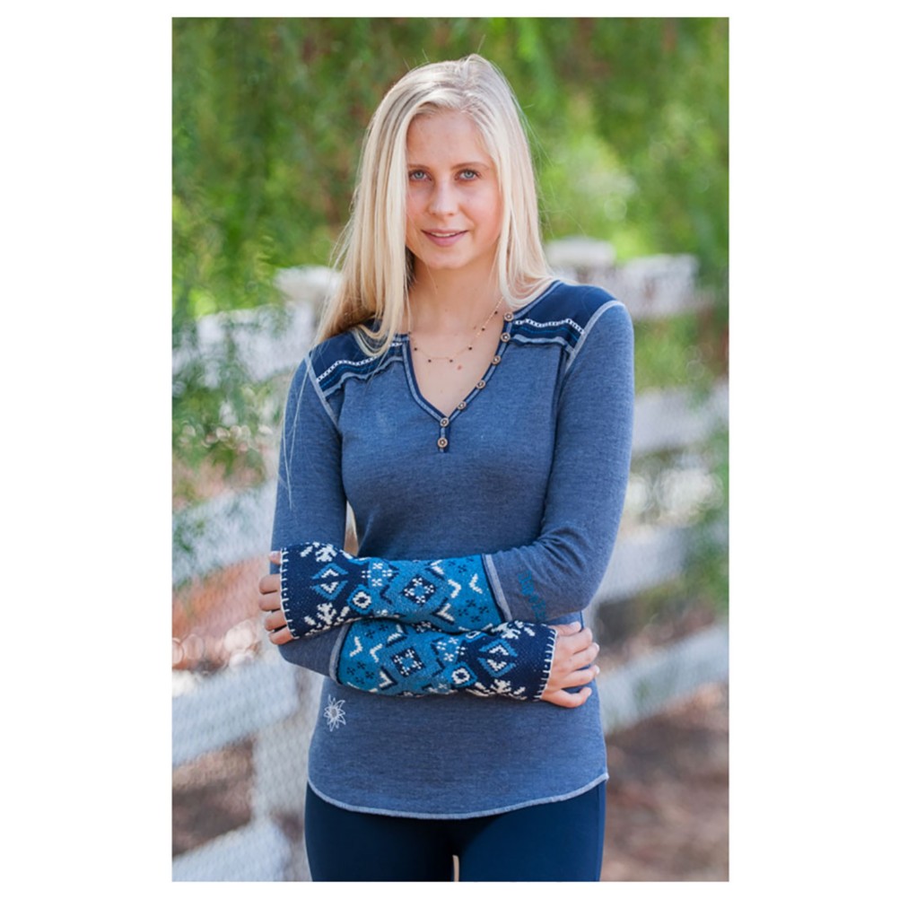 Alp n Rock Cozy Long Sleeve Henley Womens Shirt