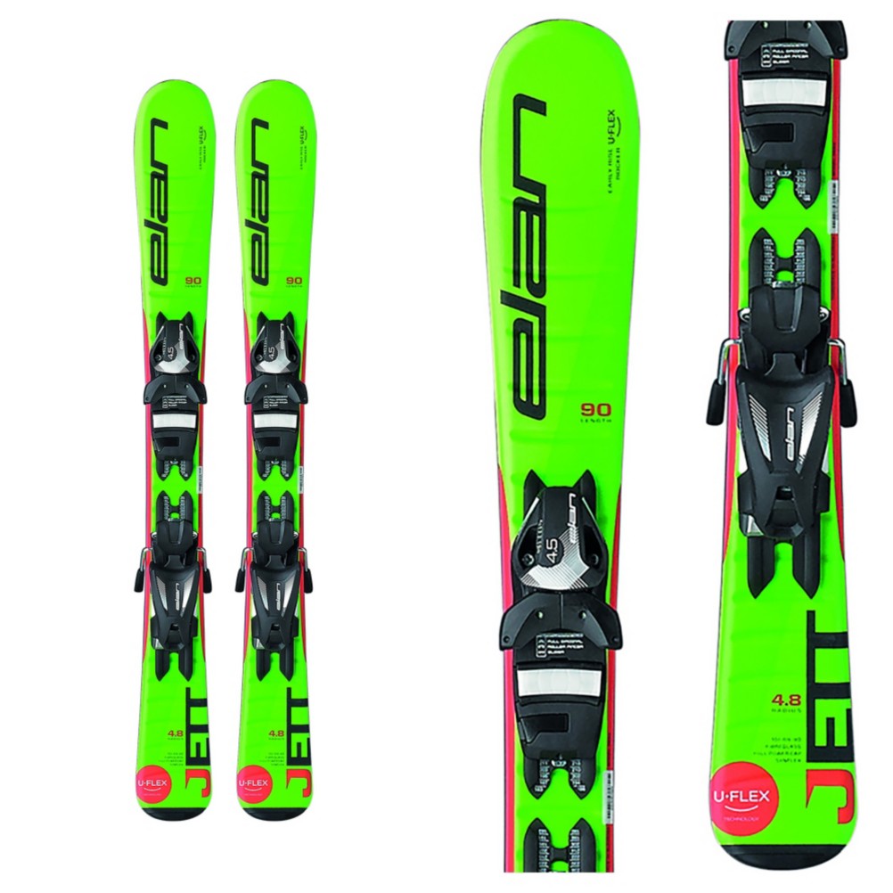 Elan Jett Kids Skis with EL 4.5 Bindings 2017