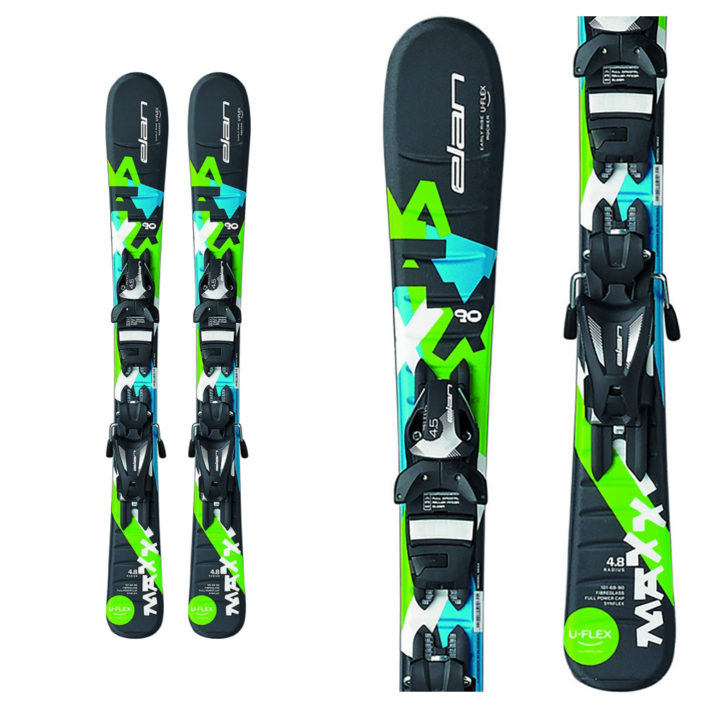 Elan Maxx Kids Skis with EL 45 Bindings